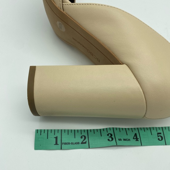 ☘️5 for $40☘️BCBGeneration Franklyn Beige D’Orsay Pumps Block Heel Size 7.5 - Picture 13 of 13